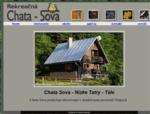 Tablet Screenshot of chatasova.sk